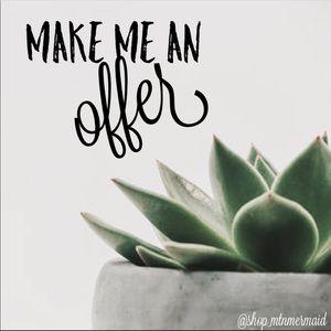 Make me an offer -bundle up some items you like
